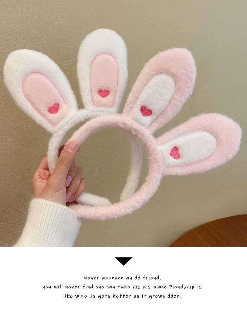 Women's Sweet Bunny Ears Cloth Hair Band