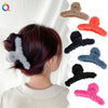 japanese style solid color plastic handmade hair claws 1 piece