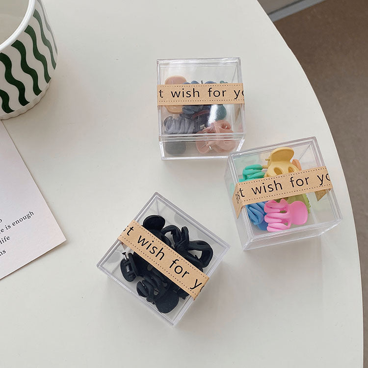 women's sweet simple style geometric plastic/resin headwear stoving varnish hair clip