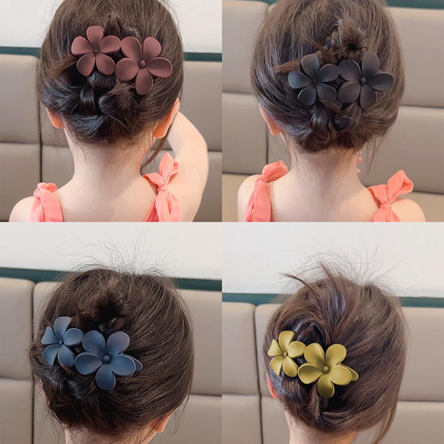 Women's Sweet Simple Style Flower PS Hair Clip