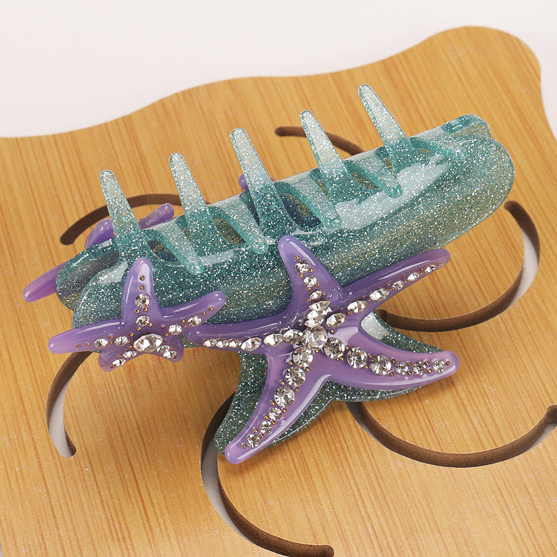 Women's Simple Style Classic Style Color Block Arylic Hair Claws