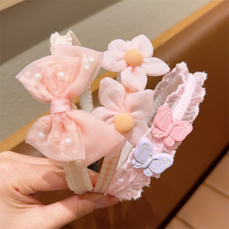 kid's cute cartoon fruit cloth hair band