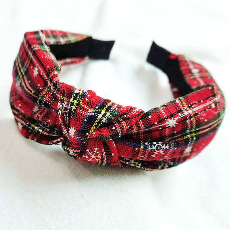 fashion snowflake cloth hair band