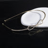 fashion bow knot metal inlay rhinestones hair band 1 piece