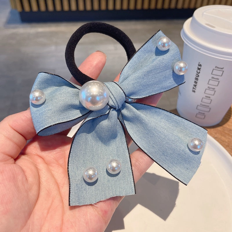 Women's Elegant Bow Knot Cloth Hair Tie