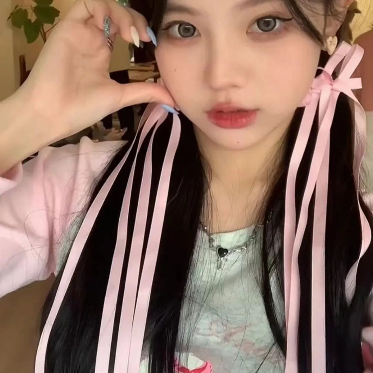 Women's Sweet Simple Style Bow Knot Cloth Bowknot Hair Clip