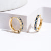 1 Pair Casual Elegant Geometric Plating Copper Zircon Earrings