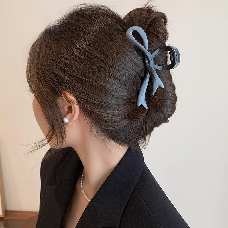 Cute love grab clip girl 2025 new popular high-end disc hair shark clip hairpin hair card headdress