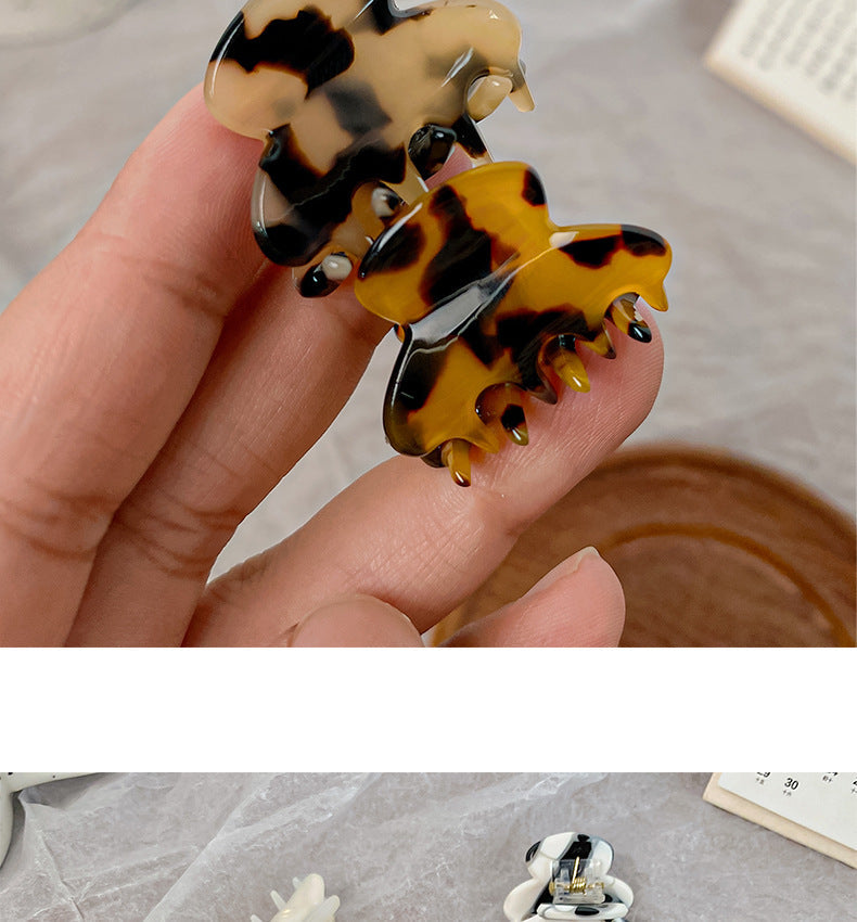 Women's IG Style Marble Acetic acid sheets Hair Claws