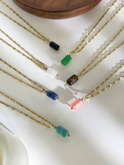 Jewelry Simple Style Classic Style Geometric 316L Stainless Steel  Plating Pendant Necklace