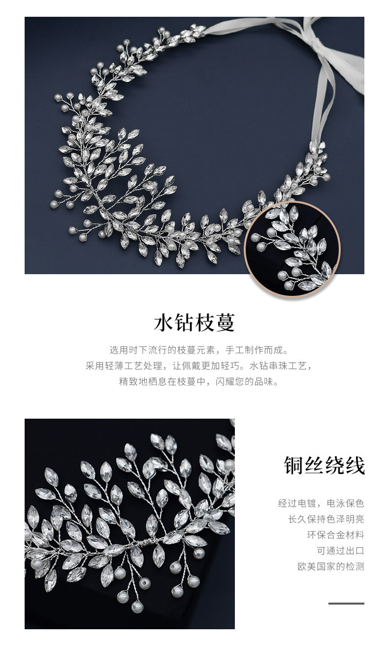 fashion handmade rhinestone headband