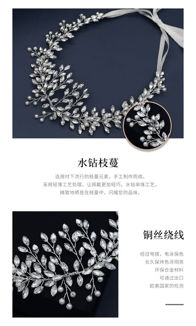 fashion handmade rhinestone headband