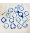 basic star flower plastic handmade hair claws