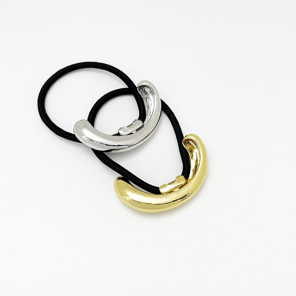 Women's Simple Style Geometric Alloy Plating Hair Tie