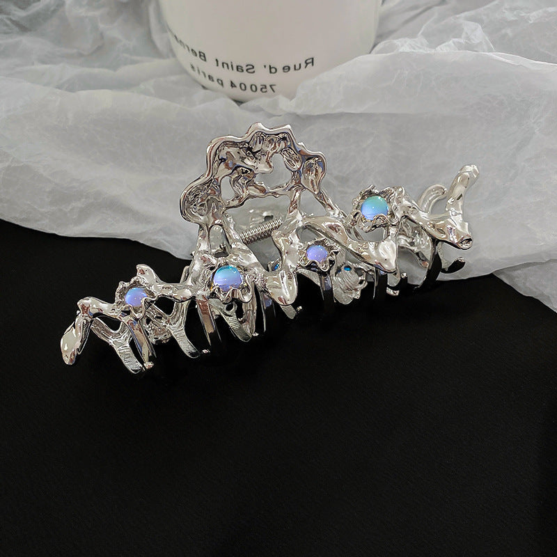 women's simple style irregular alloy hair claws