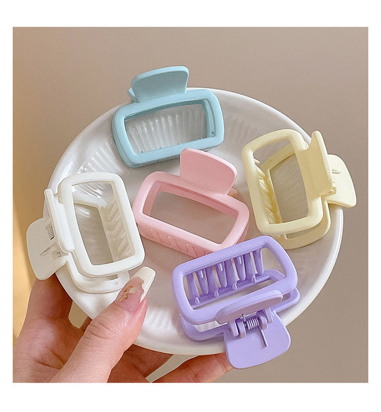 women's simple style geometric arylic hair claws