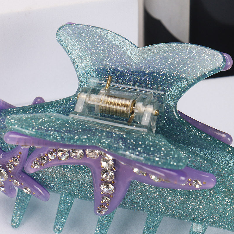 Women's Simple Style Classic Style Color Block Arylic Hair Claws