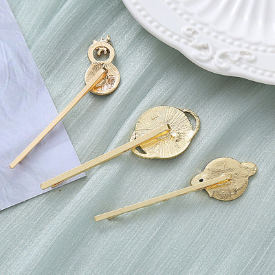 fairy style star moon alloy plating hair clip