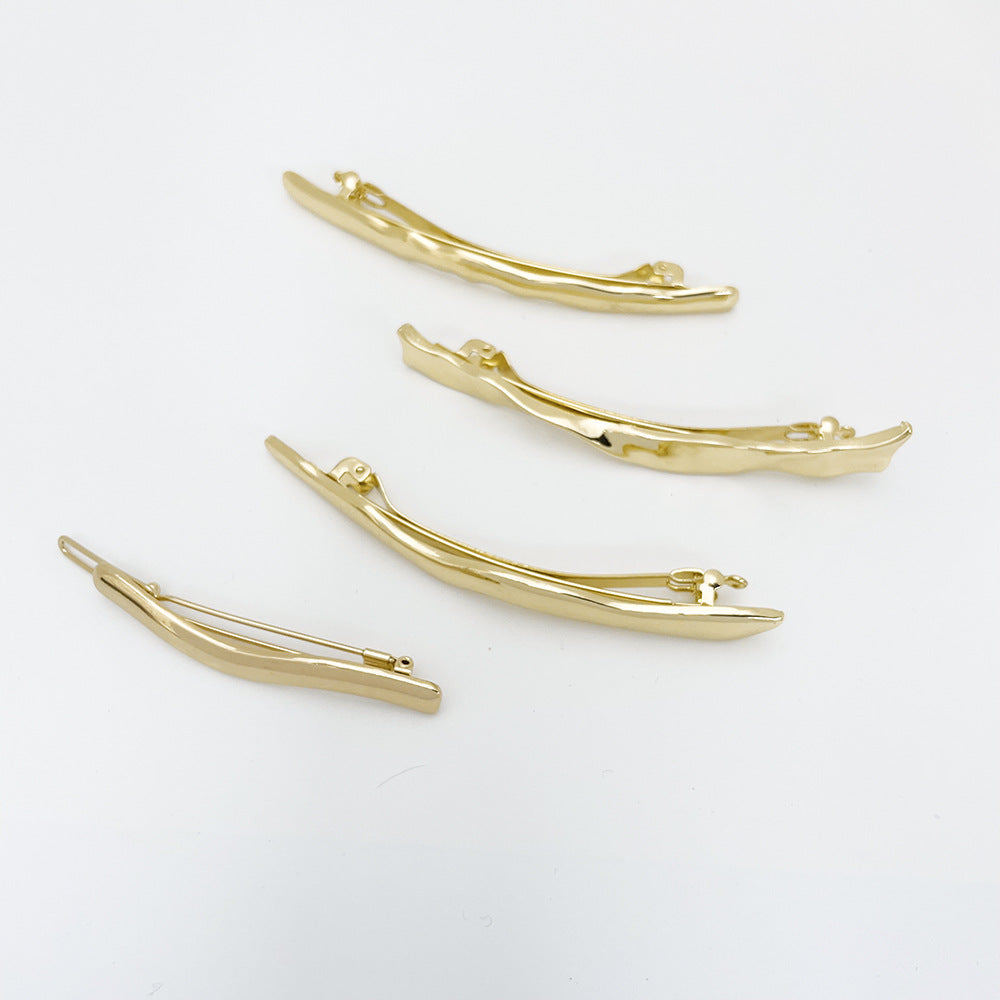 Women's Simple Style Geometric Alloy Plating Hair Clip