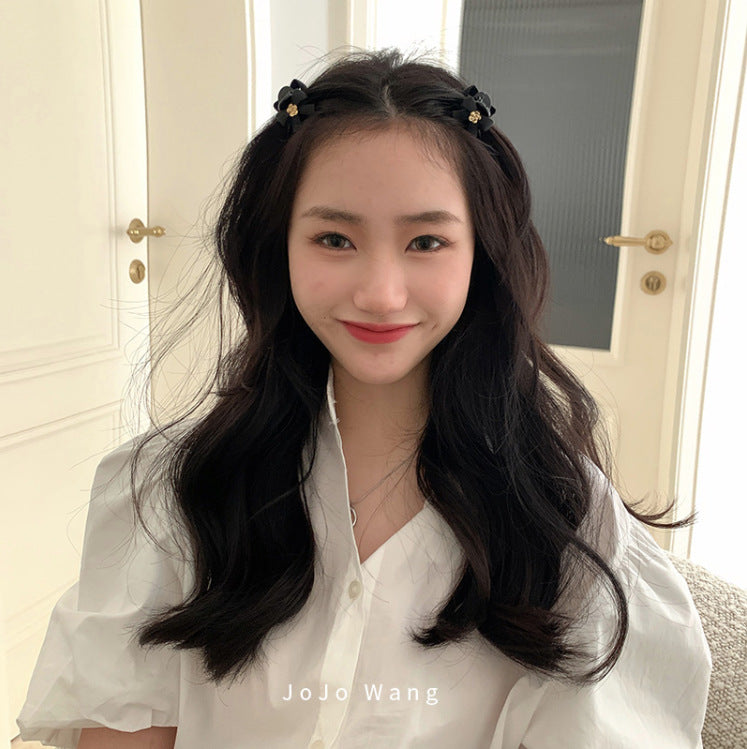 Women's Sweet Simple Style Flower Bow Knot Plastic Hair Claws