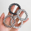 Women's Modern Style Classic Style Polka Dots Plastic Telephone Cord Hair Tie