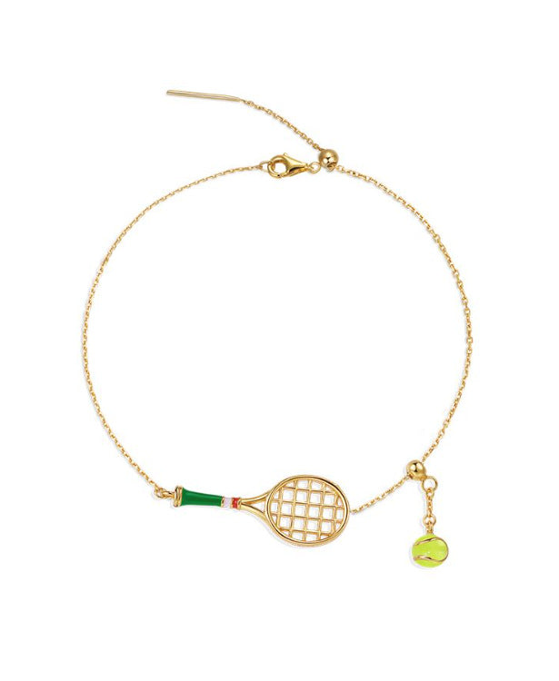 Copper Plating Tennis Racket Bracelets