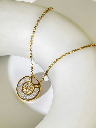 Jewelry Vintage Style Classic Style Geometric 304 Stainless Steel Plating Pendant Necklace