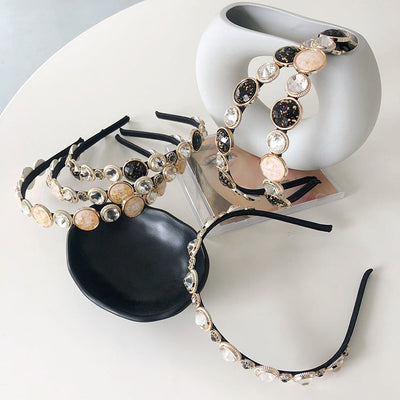 korean new fashion diamond retro hair band