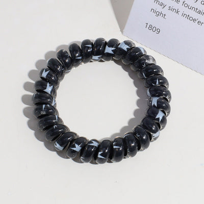 cute star plastic hair tie