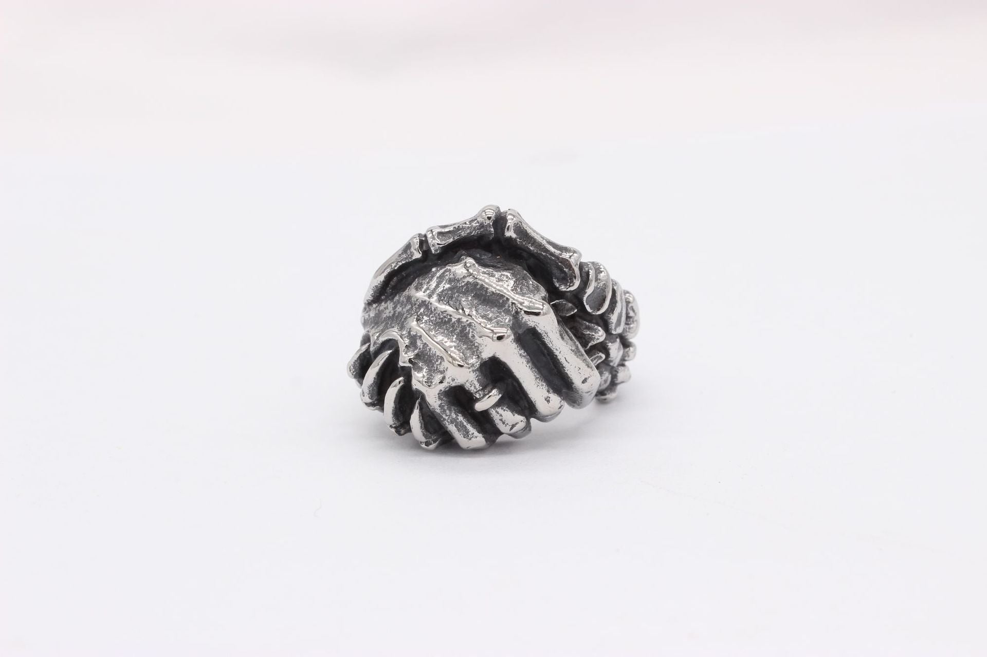 Jewelry Retro Punk Hand Skeleton 304 Stainless Steel Rings