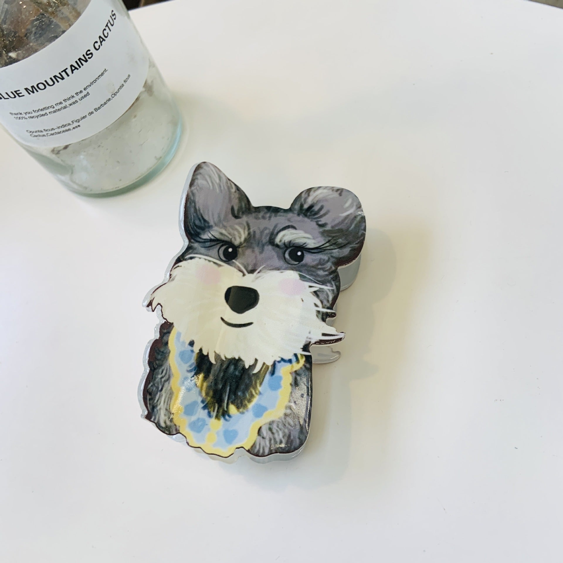 Women's Cute Color Block Arylic Polishing Hair Claws