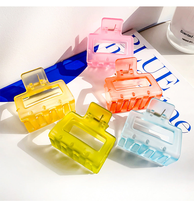 simple style solid color  ps handmade hair claws 1 piece