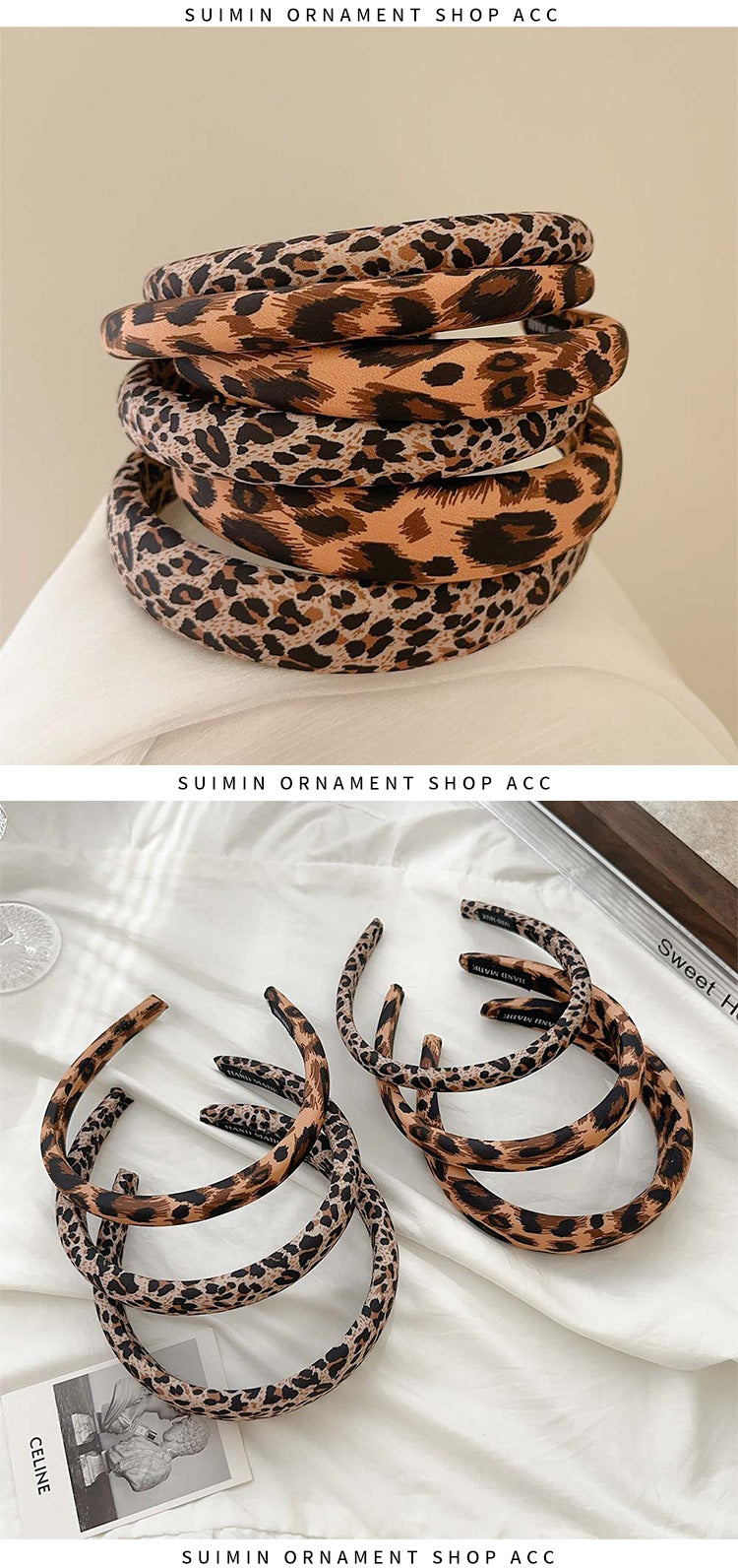 Sweet Streetwear Women's Leopard Cloth Hair Band