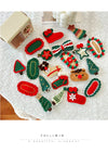 Christmas Cute Kid'S Christmas Tree Christmas Socks yarn Hair Clip