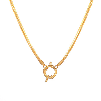 Jewelry Retro Simple Style Geometric Titanium Steel Plating Pendant Necklace