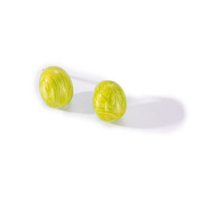 1 Pair Casual Simple Style Geometric Plating Titanium Steel Ear Studs