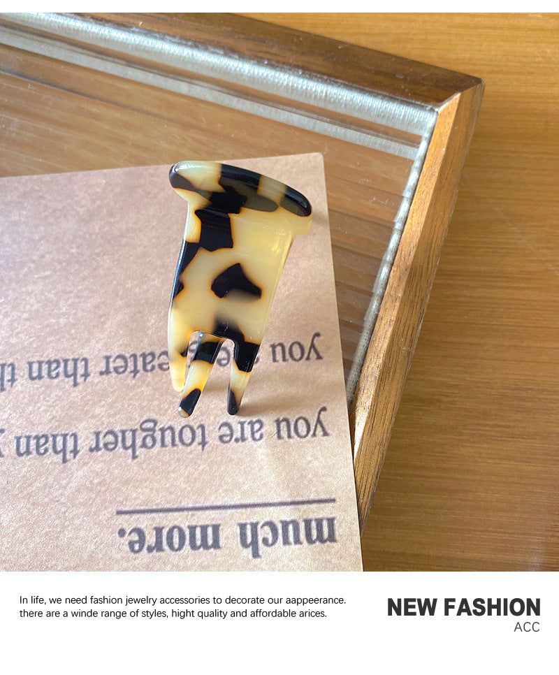 Women's Simple Style Floral Acetic acid sheets Polishing Hair Claws