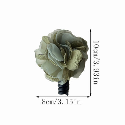 Women's Sweet Simple Style Flower Plastic Cloth Hair Tie