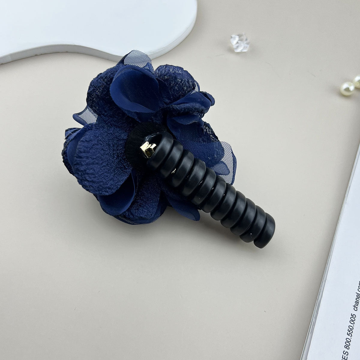 Women's Sweet Simple Style Flower Plastic Cloth Hair Tie