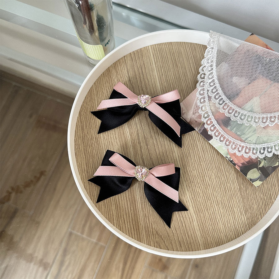 Women's Sweet Simple Style Bow Knot Cloth Hair Clip Hair Tie Brooches