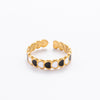 Jewelry Elegant Devil's Eye Star Heart Shape 304 Stainless Steel Open Rings