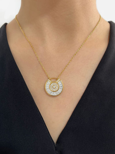 Jewelry Vintage Style Classic Style Geometric 304 Stainless Steel Plating Pendant Necklace