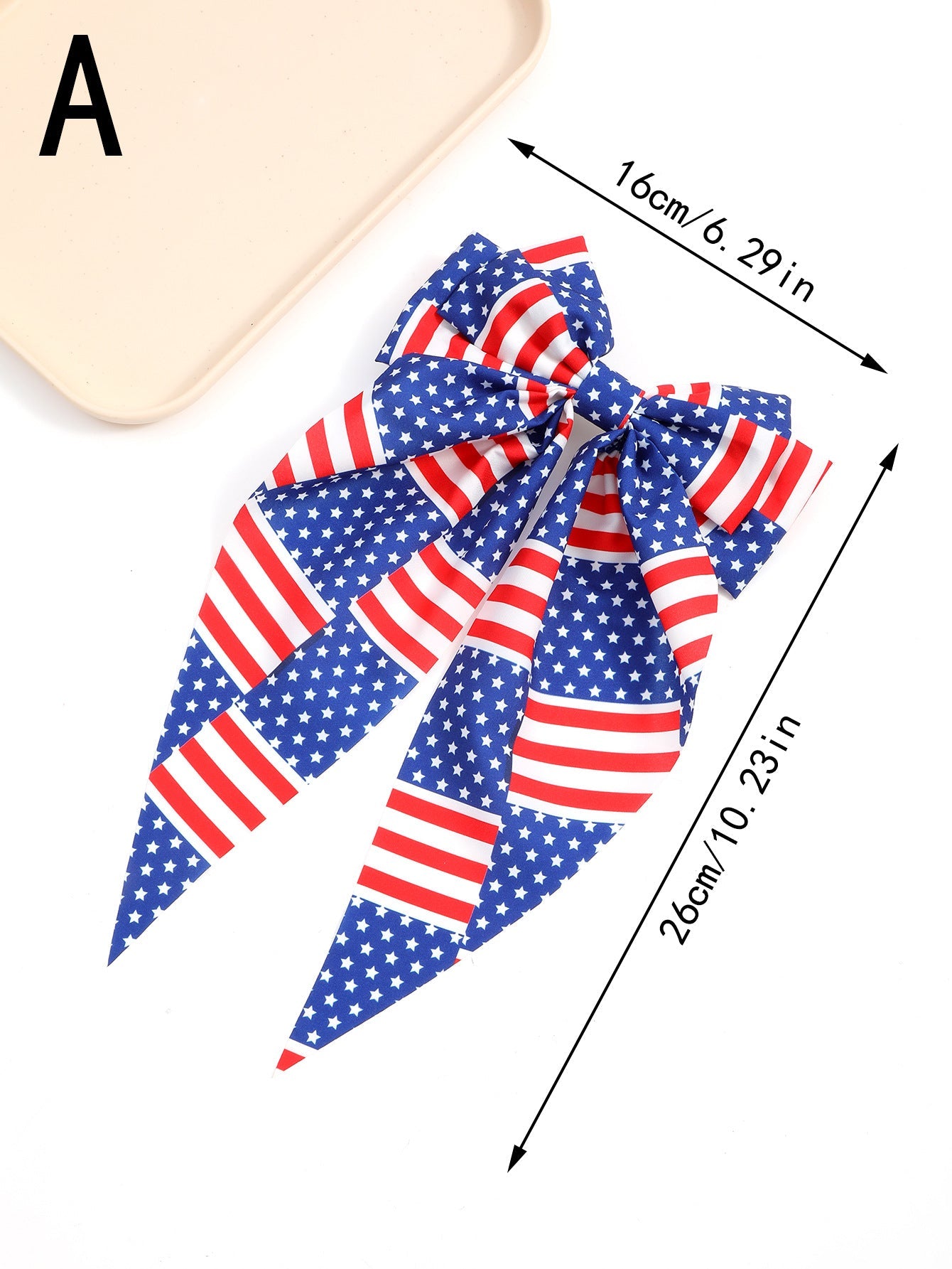 Women's Simple Style Classic Style American Flag Cloth Hair Clip