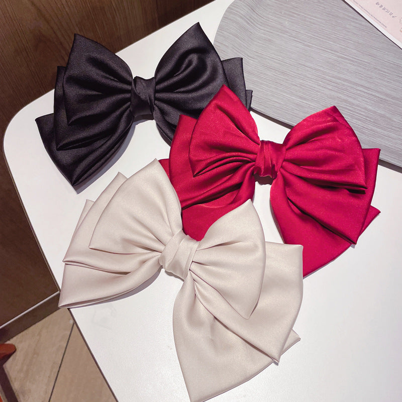 fashion bow knot cloth hair clip 1 piece