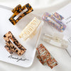 fashion leopard arylic stoving varnish hair claws 1 piece