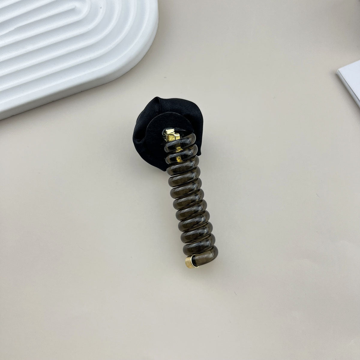 Women's Elegant Simple Style Rose Plastic Hair Tie