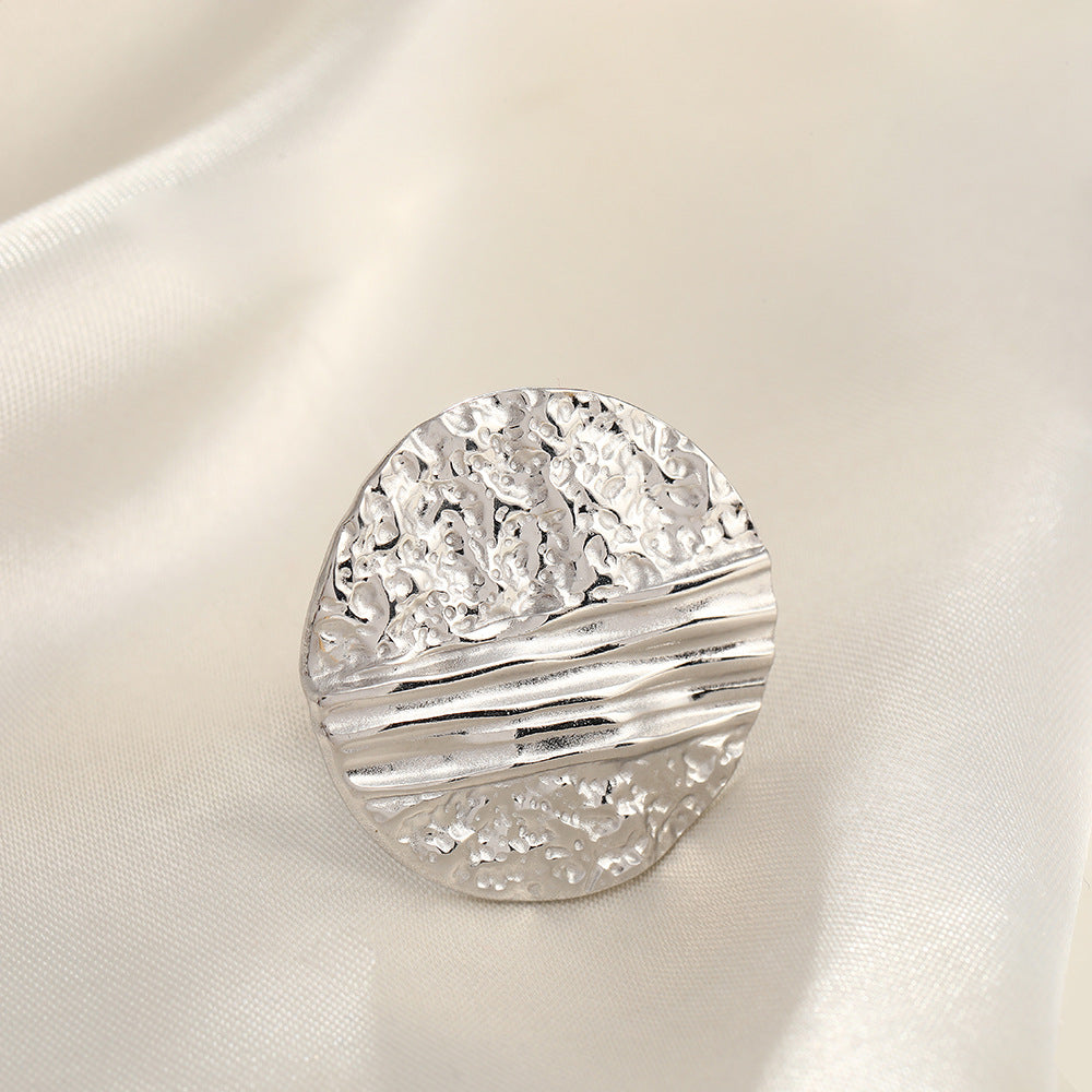 Jewelry Simple Style Commute Geometric 304 Stainless Steel Plating Open Rings