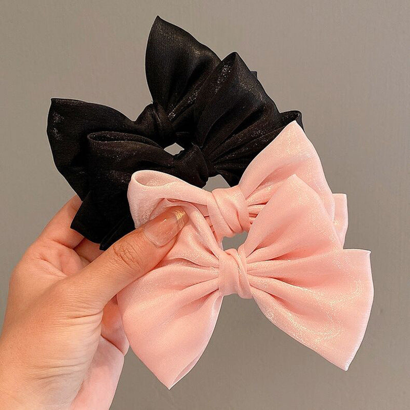 sweet bow knot cloth hair clip