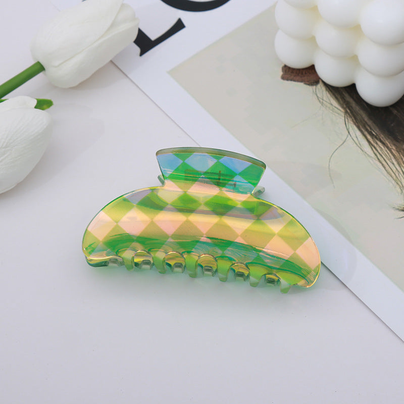 simple style bow knot imitation acetic acid handmade hair claws 1 piece