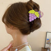Cute Sweet Women's Fruit Strawberry Arylic Fruit Hair Claws